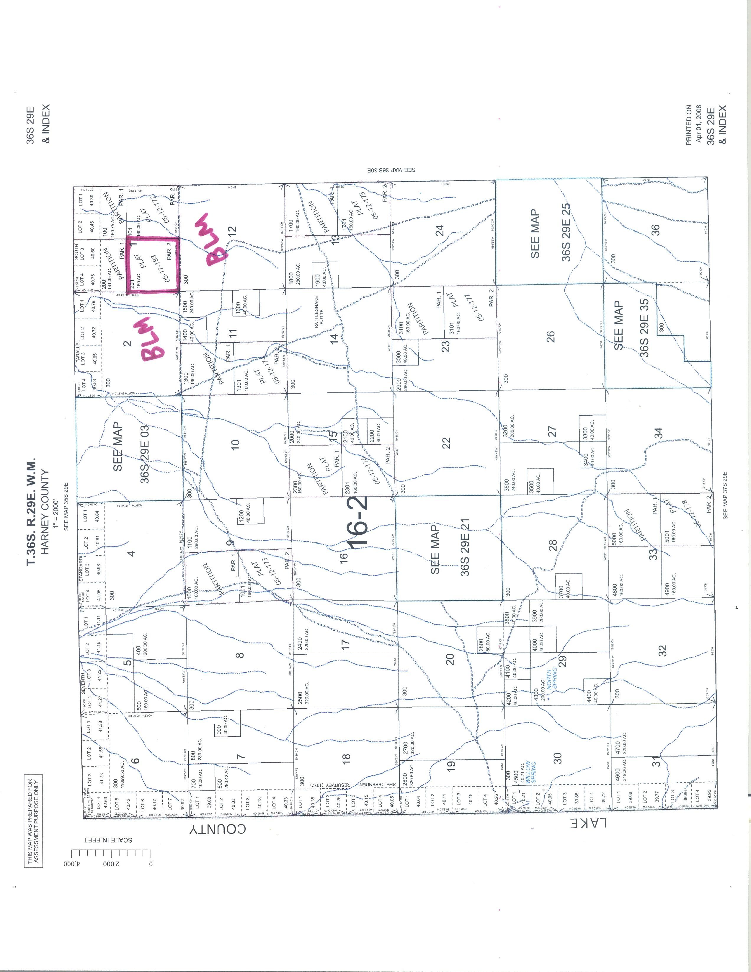 160 acres in Harney County, Oregon