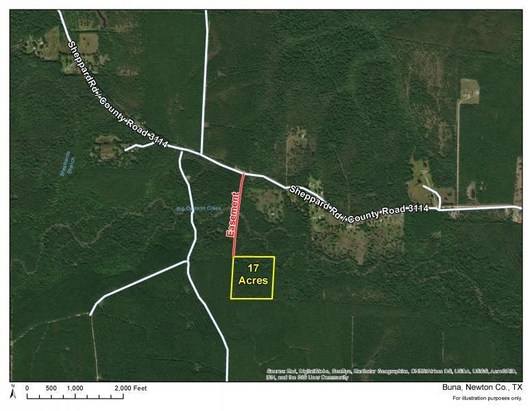 17 acres in Newton County, Texas
