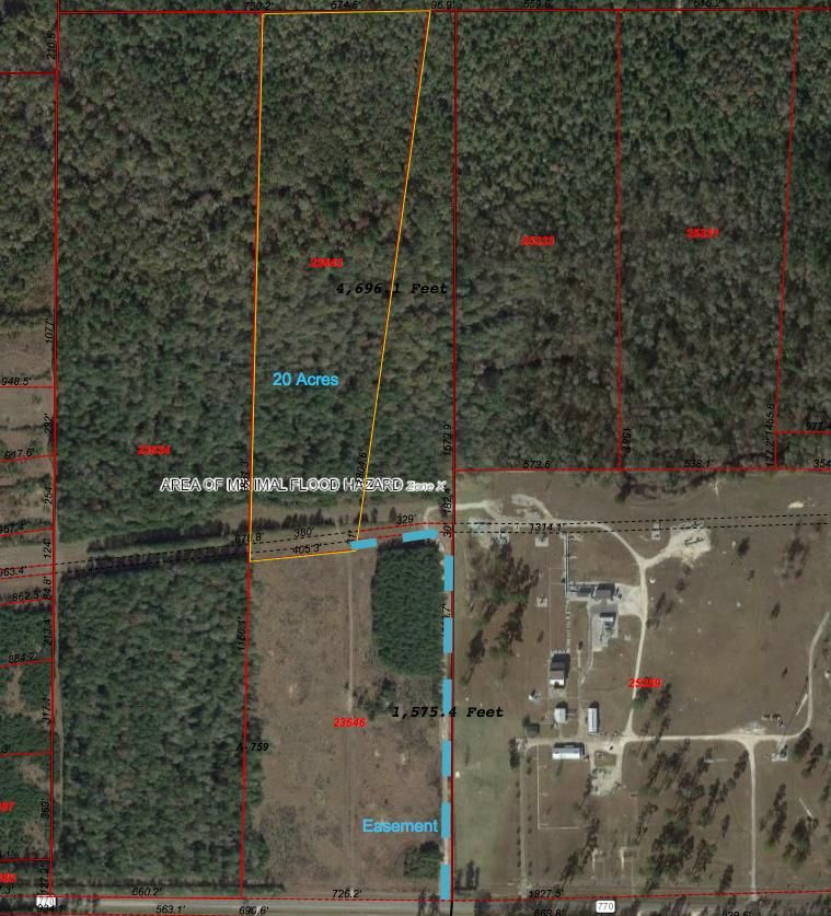 20 acres in Hardin County, Texas