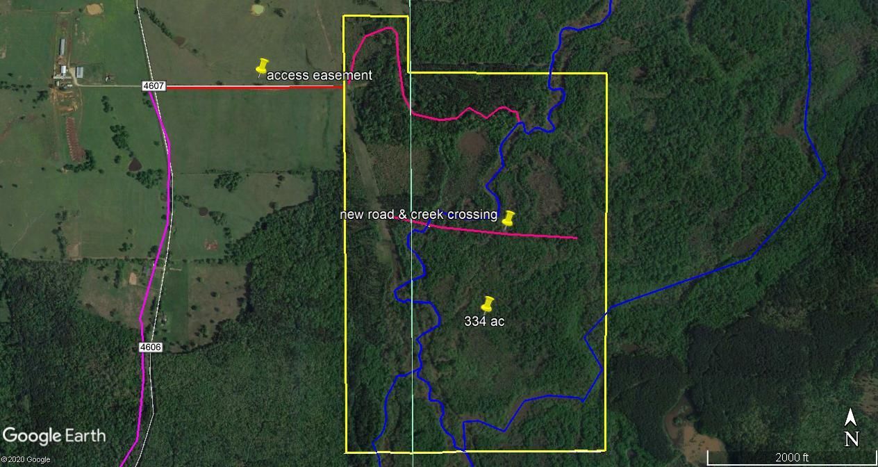 334 acres in Cherokee County, Texas