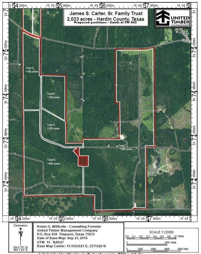 2,033 acres in Hardin County, Texas