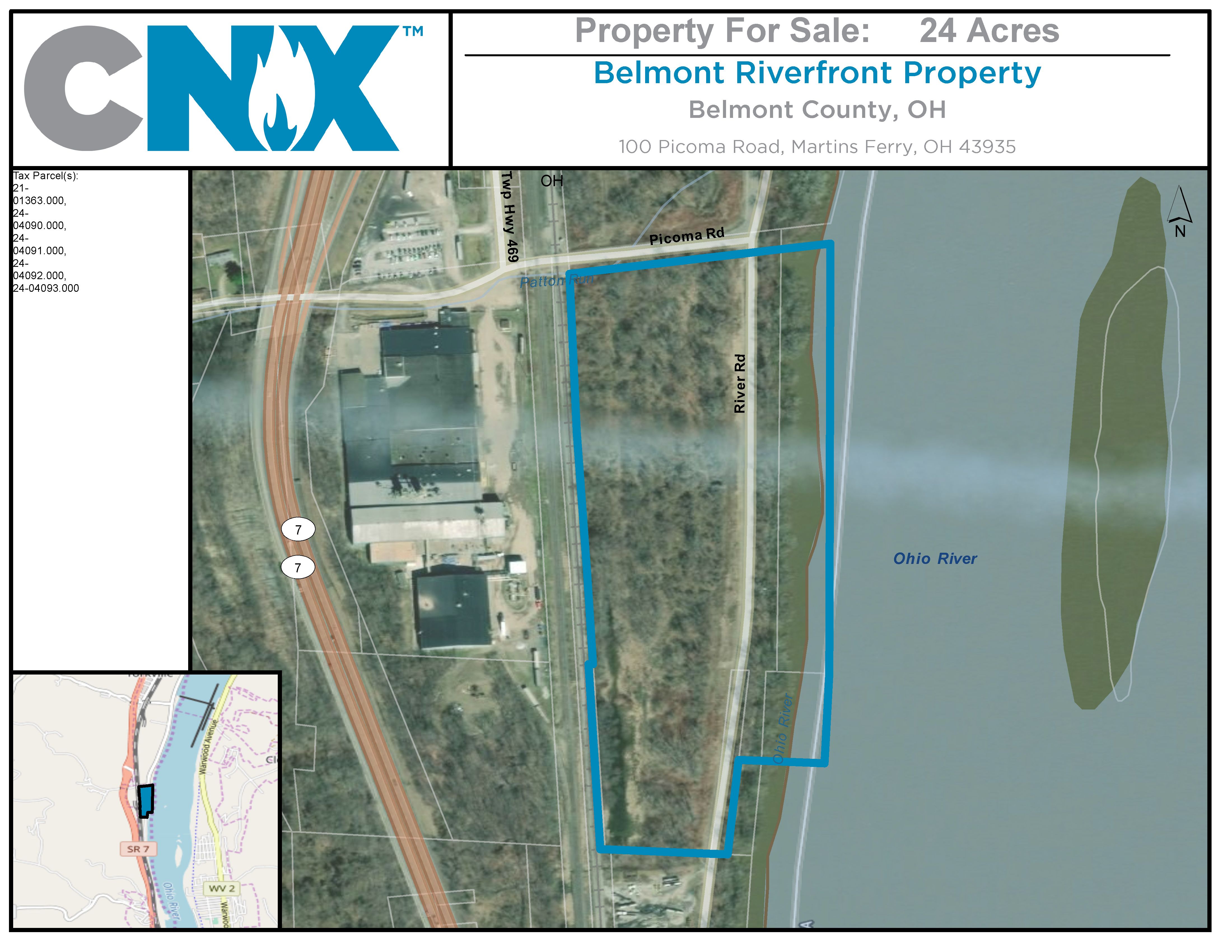 21 acres in Belmont County, Ohio