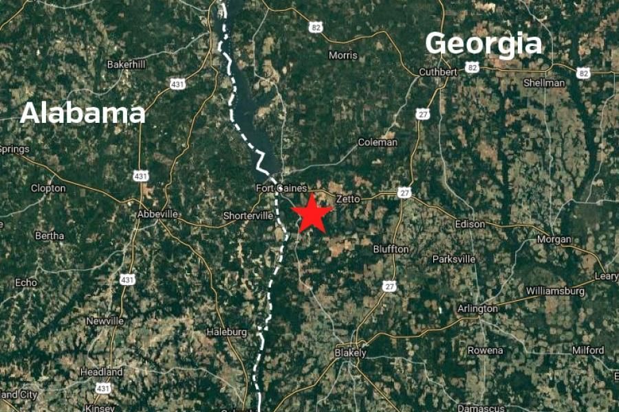 34 acres in Clay County,