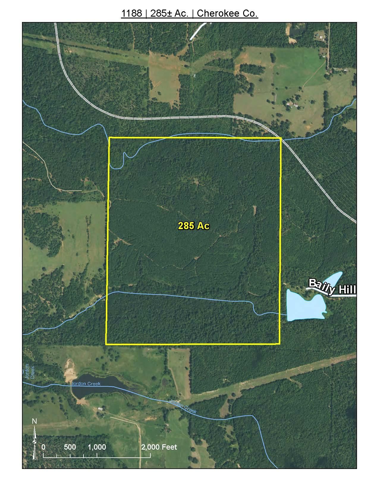 285.00 acres in Cherokee County, Texas