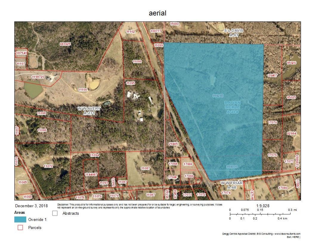 108.37 acres in Gregg County, Texas