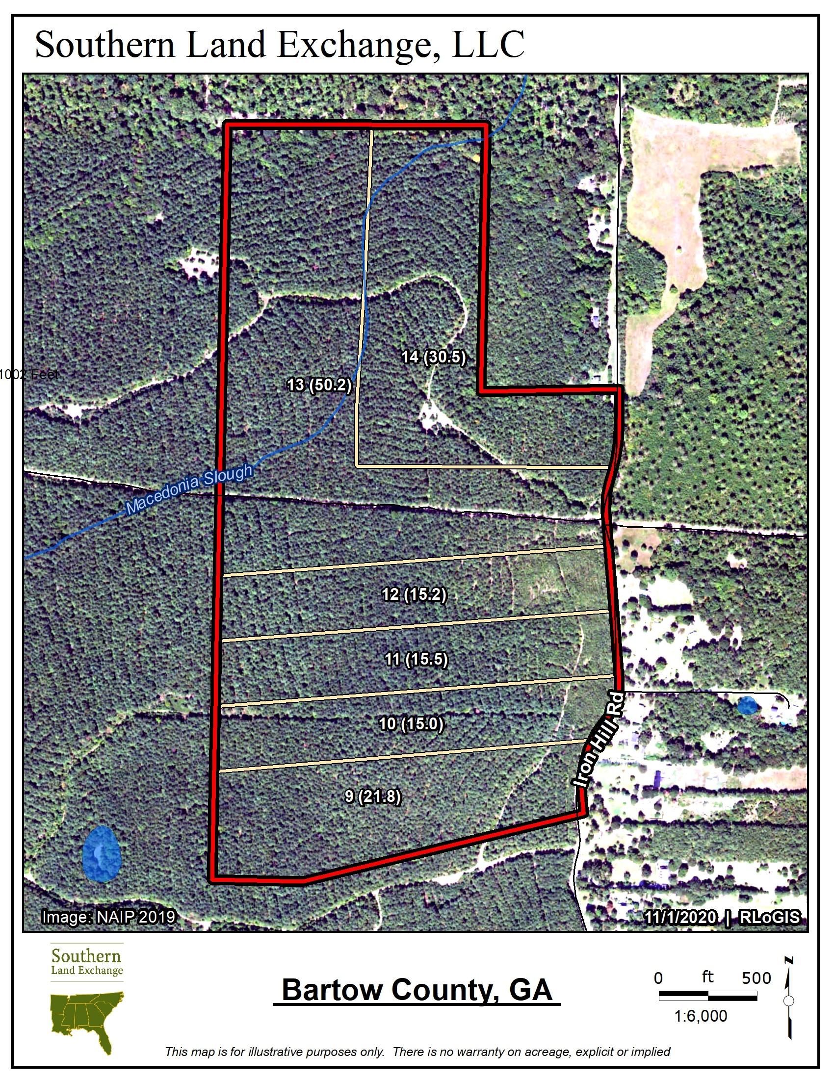 Bartow County Property Lines 80.7 Acres In Bartow County, Georgia