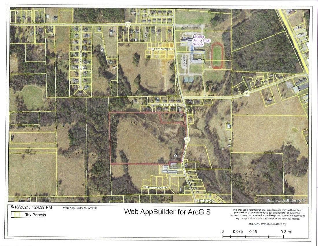 Smith County Property Map 42.69 Acres In Smith County, Texas