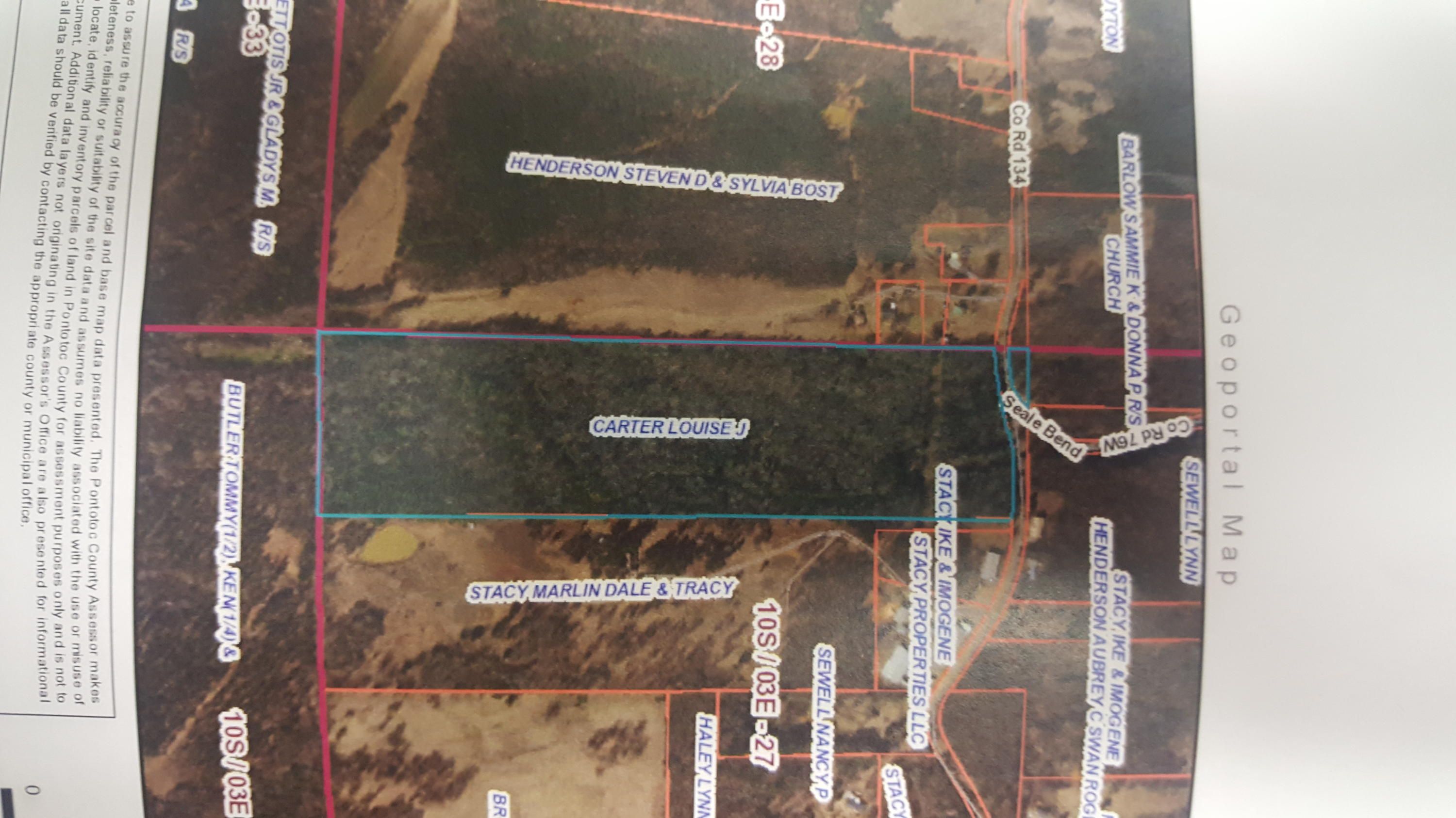 40 acres in Pontotoc County, Mississippi