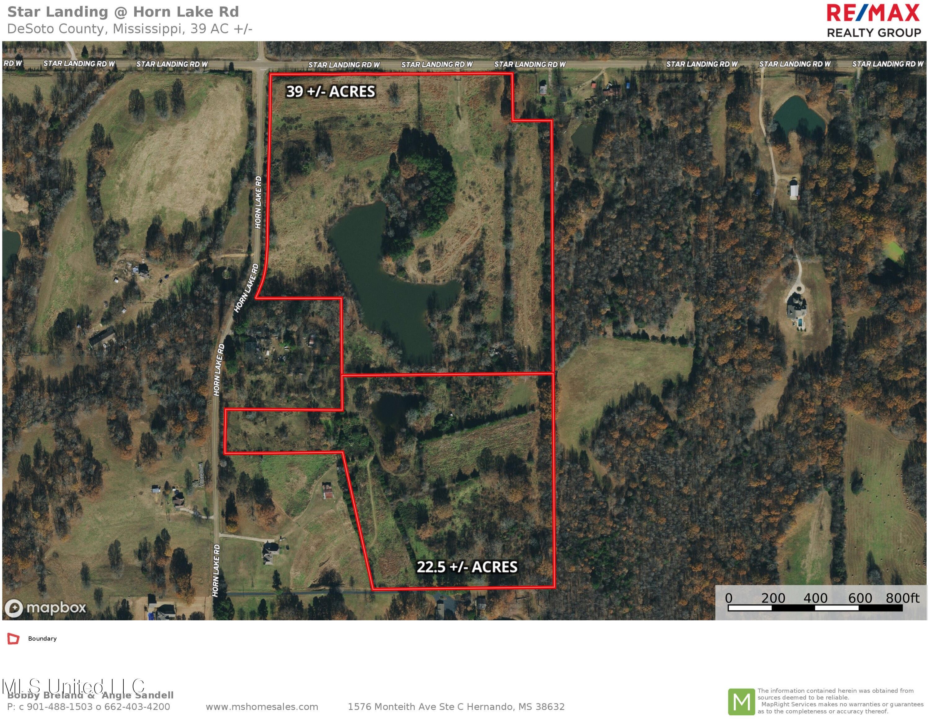 39 acres in DeSoto County, Mississippi