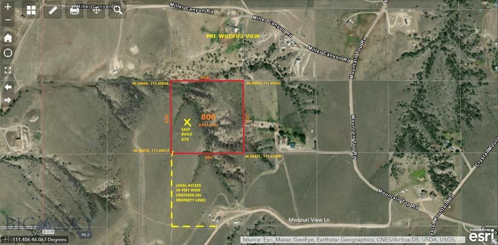 9.94 acres in Gallatin County, Montana