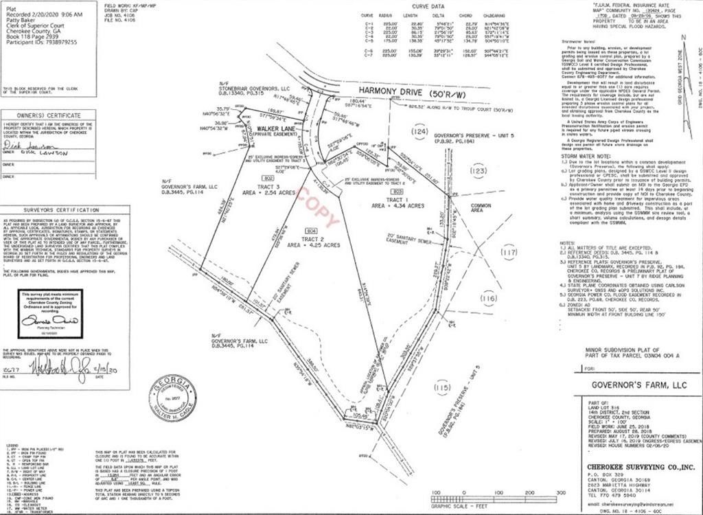 4.25 acres in Cherokee County,