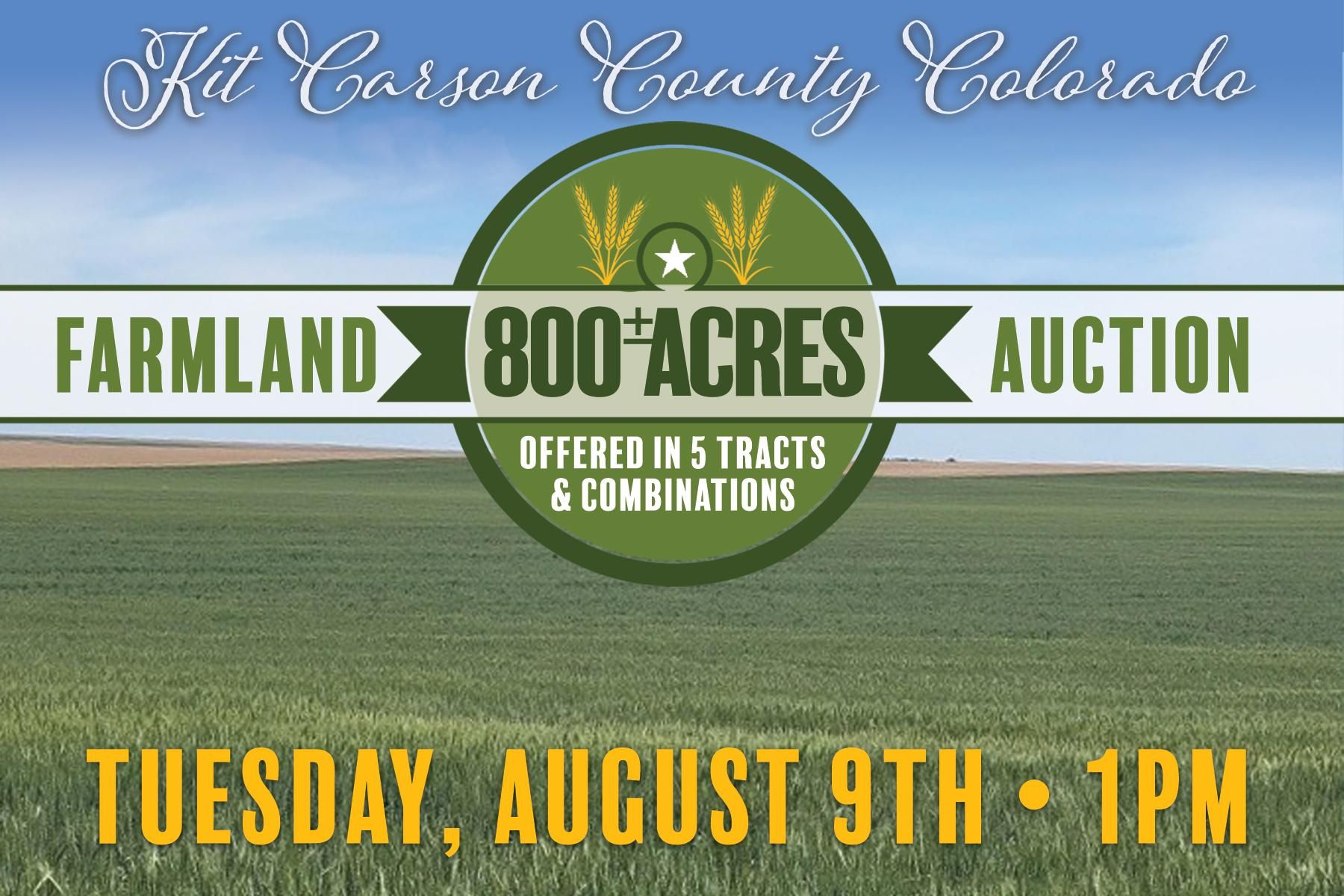 800 acres in Kit Carson County, Colorado