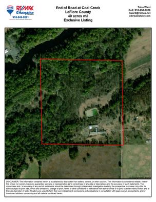 Leflore County Oklahoma Parcel Map 40 Acres In Le Flore County, Oklahoma